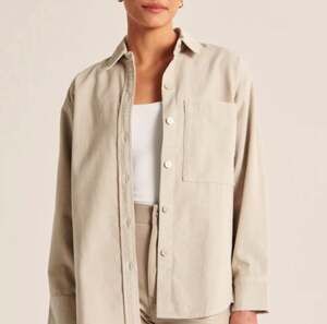 Abercrombie & Fitch Oversized Corduroy Button-Up Shirt, Size XS
